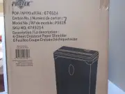 ProTek 6-Sheet Cross-Cut Paper Shredder, Black, PX61B New