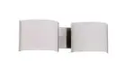 Sunset Lighting Stanton 2-Light LED Vanity Satin Nickel 3000K 19"W F3122-80