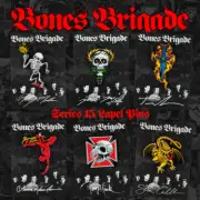 Powell Peralta Skateboards Bones Brigade Series 15 Old School 6 PIN SET NEW