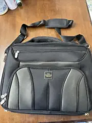 Sharper Image Heavy Duty Dark Gray Padded Laptop Bag/Satchel/Briefcase Organizer