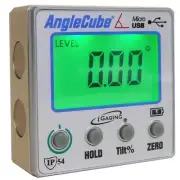 iGaging Angle Cube Digital Electronic Magnetic Level Protractor Bevel Gauge Gen3