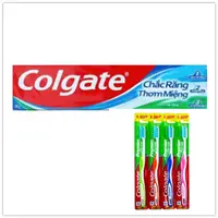 在飛比找松果購物優惠-【Colgate 】三效合一牙膏(180g)*6+【Colg