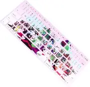 SWOOMEY Silicone Keyboard Protector Skin for Flexible Durable Cover Easy to Clean for Home Office and Cafe Use Great Present Idea