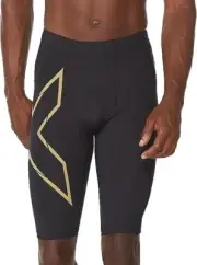 2XU Men's Light Speed Compression Shorts Size L black Running Sports