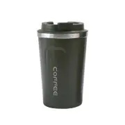 Catzon Travel Coffee Cup with Seal Lid Reusable Insulated Tumbler-Green