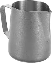 LABRIMP Vintage Stainless Steel Milk Frothing Pitcher Retro Steaming Jug for Cappuccino and Latte Art Espresso Milk Frother Cup with Unique Design