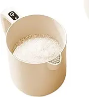 Derwrtup Egg Beater | 2 in 1 Cordless Handheld Whisk and Strainer - 1L Rice Washing Bowl, Automatic Stirrer for Liquid Milk Food Rice Cooking