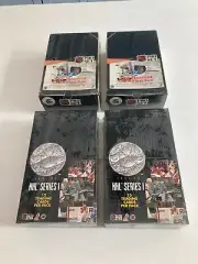 1991-92 NHL Pro Set Hockey (4) Wax Boxes Lot (Sealed) Series 1