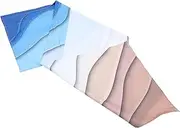 HEATSHAKING Rustic Kitchen Curtain Valance Xin Semi Sheer Short Drapes for Light Filtering Easy Installation for Kitchen Bedroom Living Room Windows