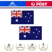 2PCS 2x3FT Australian Flag Australia Day Oz Polyester Outdoor House Aussie Flag