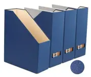 Magazine Holder - File Holder and Desk Organizer, Paperboard Book Organizer