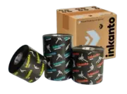 Armor Wax Ribbon AWR 1 Black, 4.33" x 450mts, 1" Core, T65053IO, 12 ROLLS