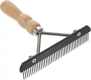 GANAZONO Pet Comb for Single Row Grooming Rake Brush Teeth Handle for Removing Tangles Knots and Loose Fur Essential Pet Supplies