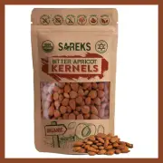 Organic Raw Bitter Apricot Kernels (10oz), 100% USDA Certified, Non-GMO Seeds