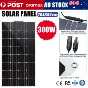 300W Flexible Solar Panel 12v Caravan Camping Boat Portable Power Mono Charging