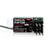 Radiolink R4FGM V2.3 4 Channels Tiny RC Gyro Receiver for Mini RC Cars 1/28 a...