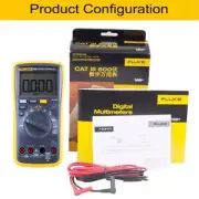 Fluke 18B+ AC/DC Voltage Current Digital Multimeter Auto/Manual Range LED Test