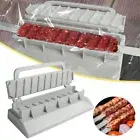 Manual Barbecue Skewer Tool BBQ Meat Skewer Maker Corn Fish HA