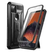 For Google Pixel 5 2020 Rugged Full Body Holster Case With Built-In Screen Protector