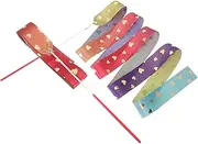 Parliky 2pcs Justice Gym Dance Ribbons Gymnastics Streamers for Boys and Girls Dance Ribbons Artistic Design