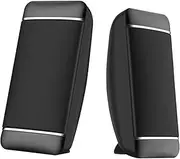 OSALADI 1Pair Professional USB Desktop Speakers Compact Multimedia Sound System for Computer Laptop and Office Use Durable Design with Powerful Audio Performance for Music