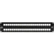 Black Box GigaStation2 High-Density Multimedia Patch Panel, 48-Port, 2U