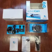 Ematic HD Action Cam Waterproof 32GB High Speed Recording Camera IPX8 EVH625BL