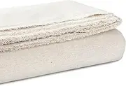 TOUROCMONT Painting Cloth Linen Canvas on Roll, 160 cm x 5 m, 194 g/m² Raw Fabric - Unprimed, Linen Fabric