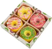 Bath Set 4pcs Spa Relaxing Bath Balls Sea Salt Aromatherapy Skin Softener Exfoliant Present for Ladies Random Style