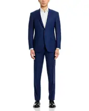 Canali Siena Tonal Plaid Classic Fit Suit
