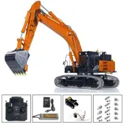 90% Metal LESU 1/14 RC Hydraulic Excavator ZX490 Brushless Oil Pump Digger Model