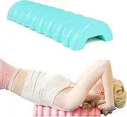Half Foam Roller for Self Physical Therapy Exercise, Body Posture Improvement & Pain Relief for Neck, Shoulder, Lower Back, Deep Tissue Massage, Ergonomic Wave Design, Firm Plastic Made (Mint)