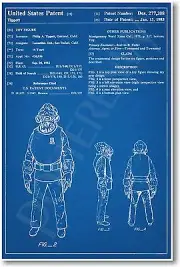 Star Wars Admiral Akbar Patent - NEW Invention Patent Movie Art POSTER