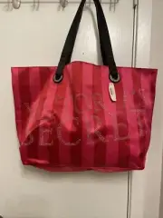 New With Tags Pink Sequin Victoria's Secret Travel Tote Bag