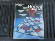 Hook It Rug Kit Ogart Crafts Illusion Design 4309 LATCH Mid Century Vintage NEW