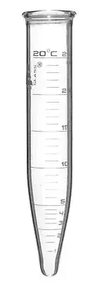 Eisco Labs 25ml Graduated Centrifuge Tube, Conical Shape - Borosilicate Glass