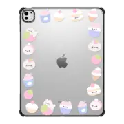iPad Pro 13-inch (M4) iPad Impact Case Strawberry cats by milkkoyo