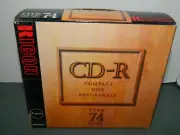 5 Pack Box Ricoh CD-R Type 74 Recordable 650MB Compact Disc New Sealed FREE SHIP