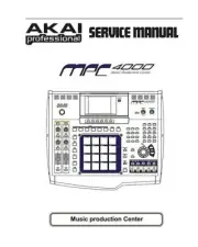 AKAI MPC 4000 Music Production Center SERVICE MANUAL