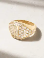 [Anita Ko] Anita Ko - Hive 18-karat Gold Diamond Ring - 6 6 Gold