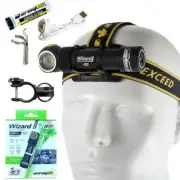 Armytek Wizard Pro XHP50 (White) USB Magnet Rechargeable Headlamp -2300 Lumens w