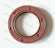 EAI 42x62x8mm FPM/FKM Oil Shaft Rotary Seal w/ Stainless Steel Spring Dbl Lip