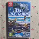 【阿杰收藏】GO VACATION 日英文版【NS二手】歡樂假期 SWITCH 中古實體遊戲片