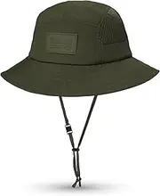 [Timberland] Mesh Panel Kids Boys Bucket Hat, One Size, Adjustable Chin Cord, Wide Brim Sun Hat for Outdoor Adventures
