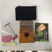 Kalimba Thumb Piano 17 Keys, Mahogany Portable Finger Piano. New In Box