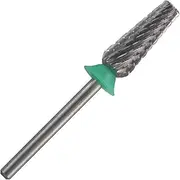 C & I Nail Drill Bit 6 in 1 Multi-function Rounded End E File, Tungsten Steel CNC Overall Cutting, Manicure Tool for Nail Tech Quick Remove Nail Gels, Acrylic Nails (Original, Coarse -C)