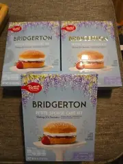 Betty Crocker Bridgerton Baking Kits x3 Petite Sponge Cake Kit Lady Whistledowns
