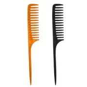 Wide Tooth Tail Combs Pintail Barber Styling Comb for Women Anti Static