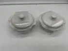 Celebrate It Ceramic 4in White Small Crock Bakeware Set CC01B24042