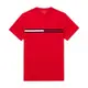 TOMMY 經典刺繡文字Logo圖案短袖T恤-紅色